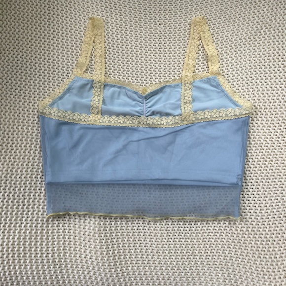 Y2K Fairycore Lace Crop Top - Picture 2 of 2